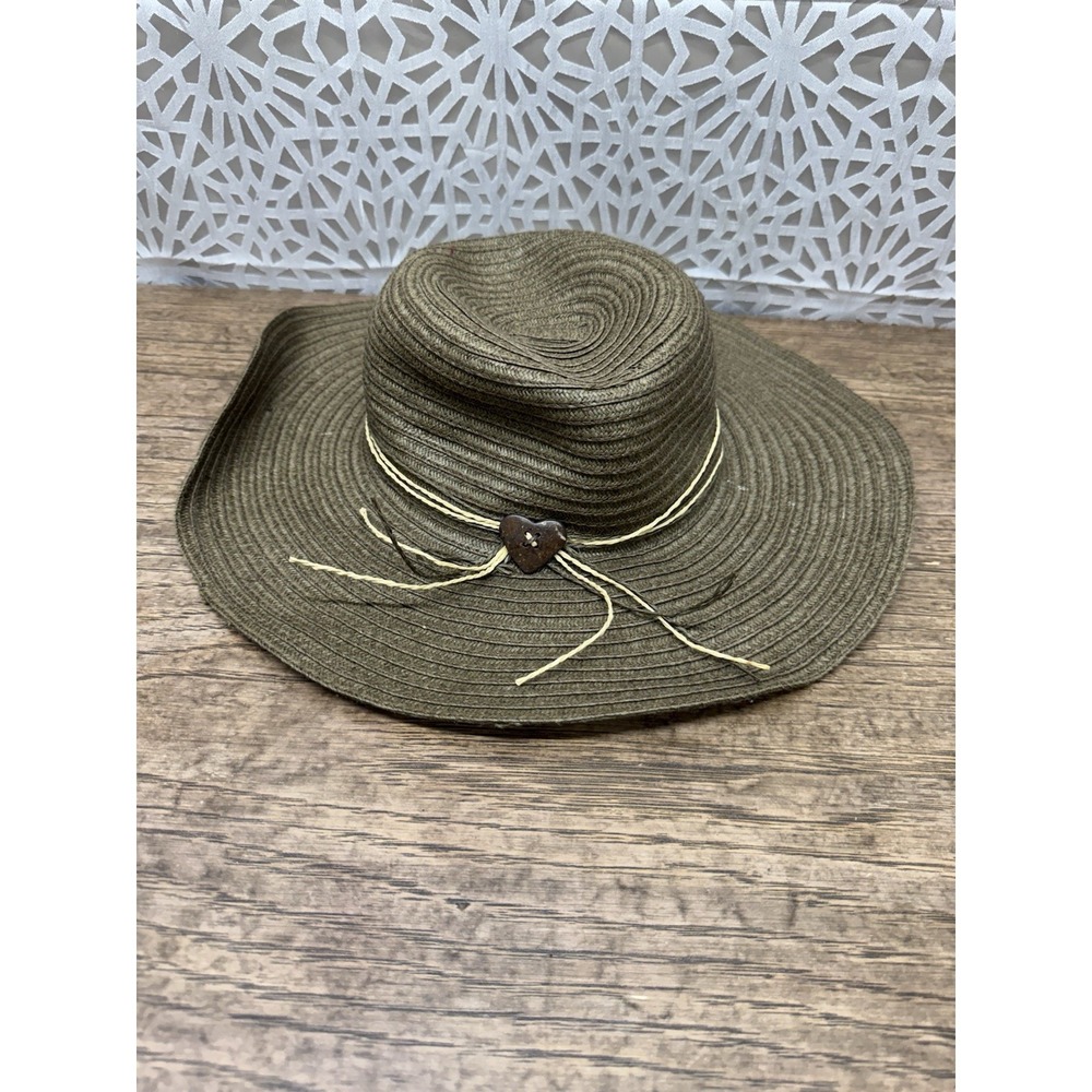 The Hatter Company Wide Brim Paper Blend Hat Beach Sun Garden One Size
